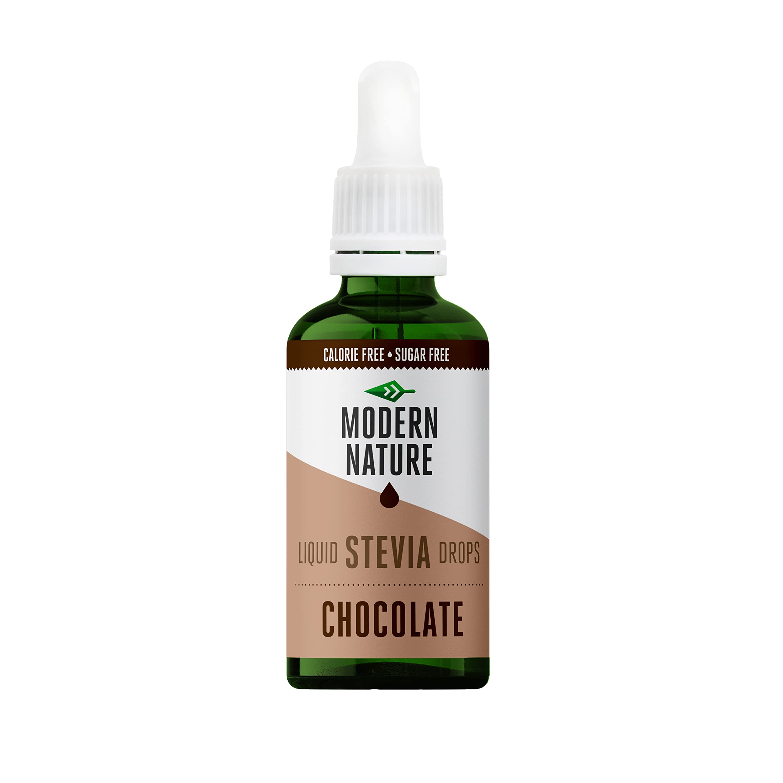 Chocolate Flavour Drops - Liquid Stevia Drops Sweetner - Zero Calorie Sugar Free Coffee Syrup Alternative - Flavoured Coffee, Protein Powder, Yoghurt, Tea – Vegan, Keto Sweetener 50ml