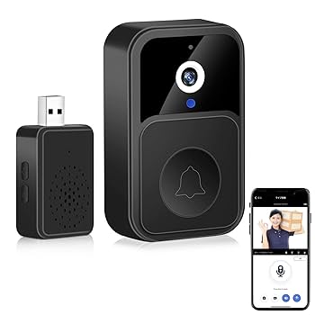 Amazon.co.jp: 外出先からも通話可能 ビデオドアベル ワイヤレス