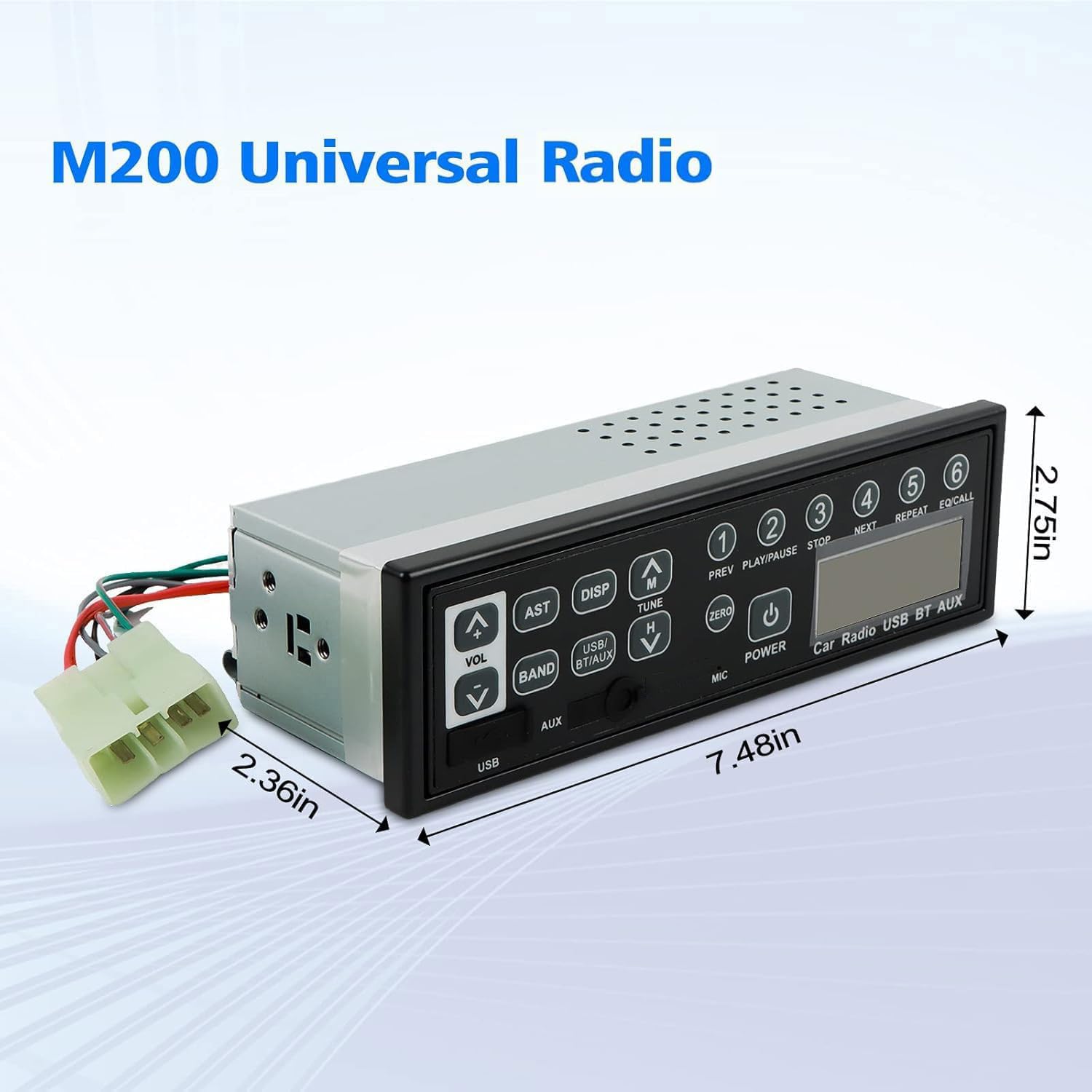 Amazon.com: Otobaijeni M200 Radio Universal Car USB AUX-in 24 Volt Amazon.com: Otobaijeni M200 Radio Universal Car USB AUX-in 24 Volt