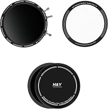 H&Y RevoRing Mark II 46-62mm Portrait Kit VND/CPL Filter, 1/4 Black Mist | Adaptive-Size 46-62mm Variable ND3-1000 & CPL 3-in-1 Lens Filter, Magnetic 1/4 Black Mist & Cap for Cinematic Portrait
