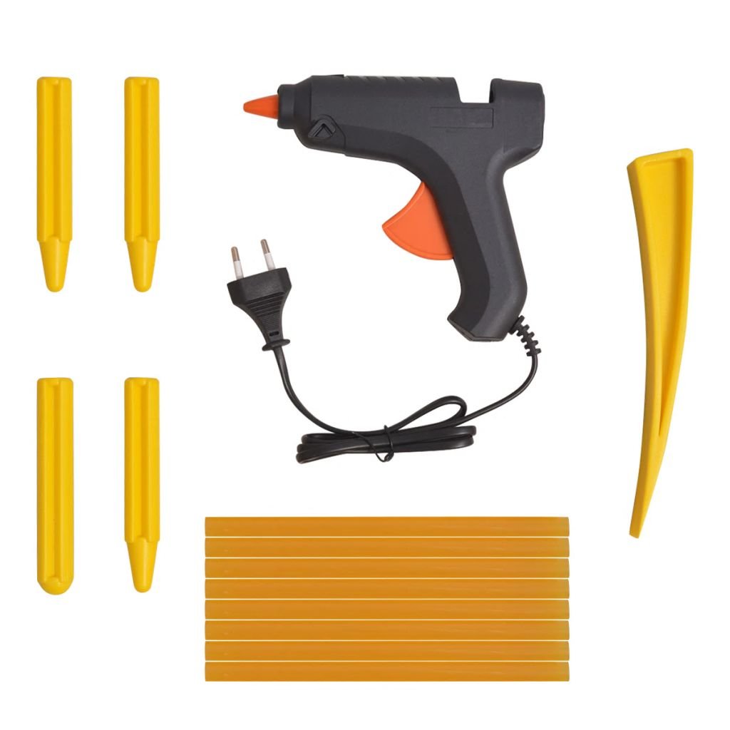 Tidyard lackfreies Dellen Reparatur-Set Puller Kit,Lackschadenfreier Ausbeulwerkzeugsatz Ausbeulwerkzeug Set für DIY Fahrzeuge Werkstattausrüstung Waschanlage Dellen Reparatur Edelstahl