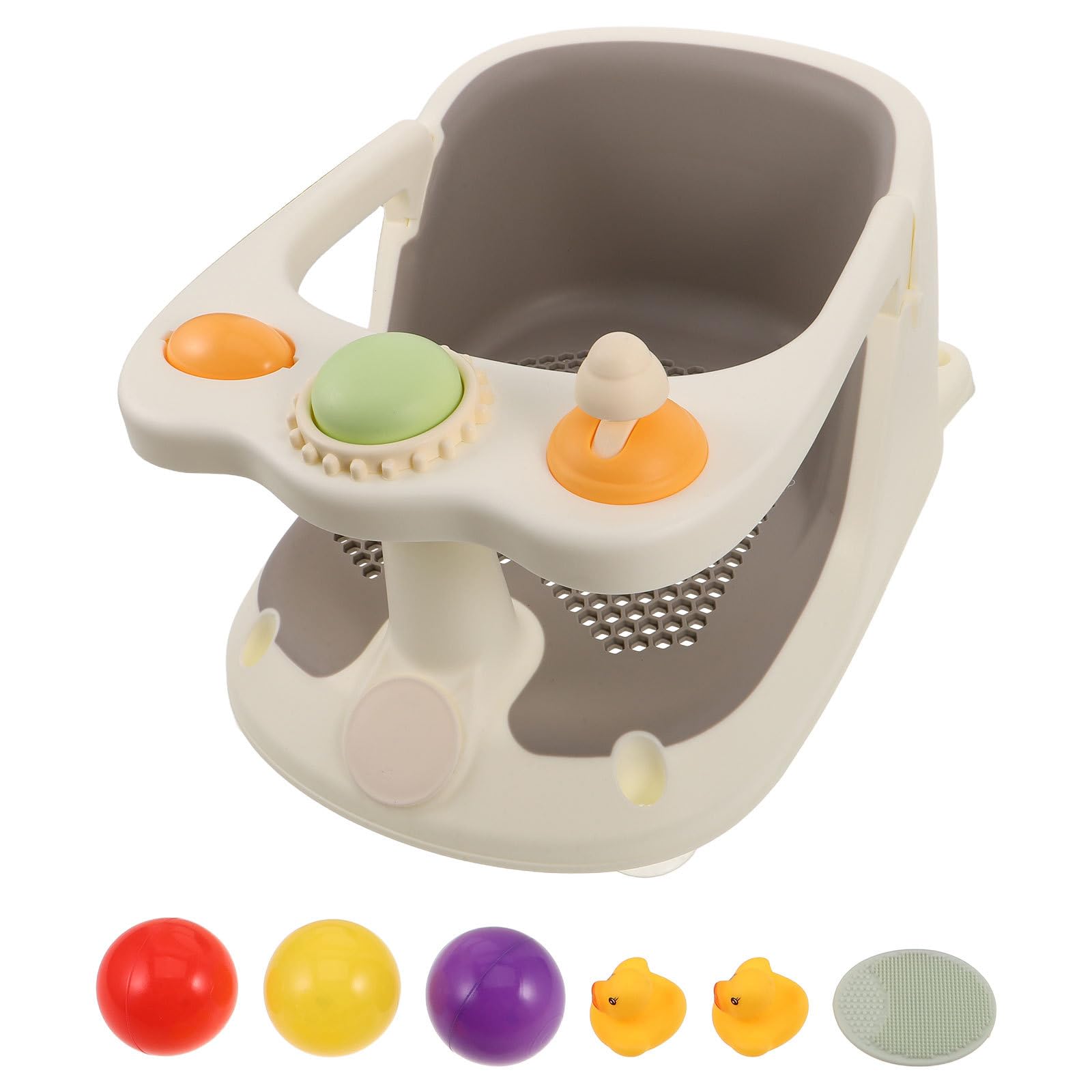 Silla de Baño para Bebés Antideslizante con Soporte Cómodo