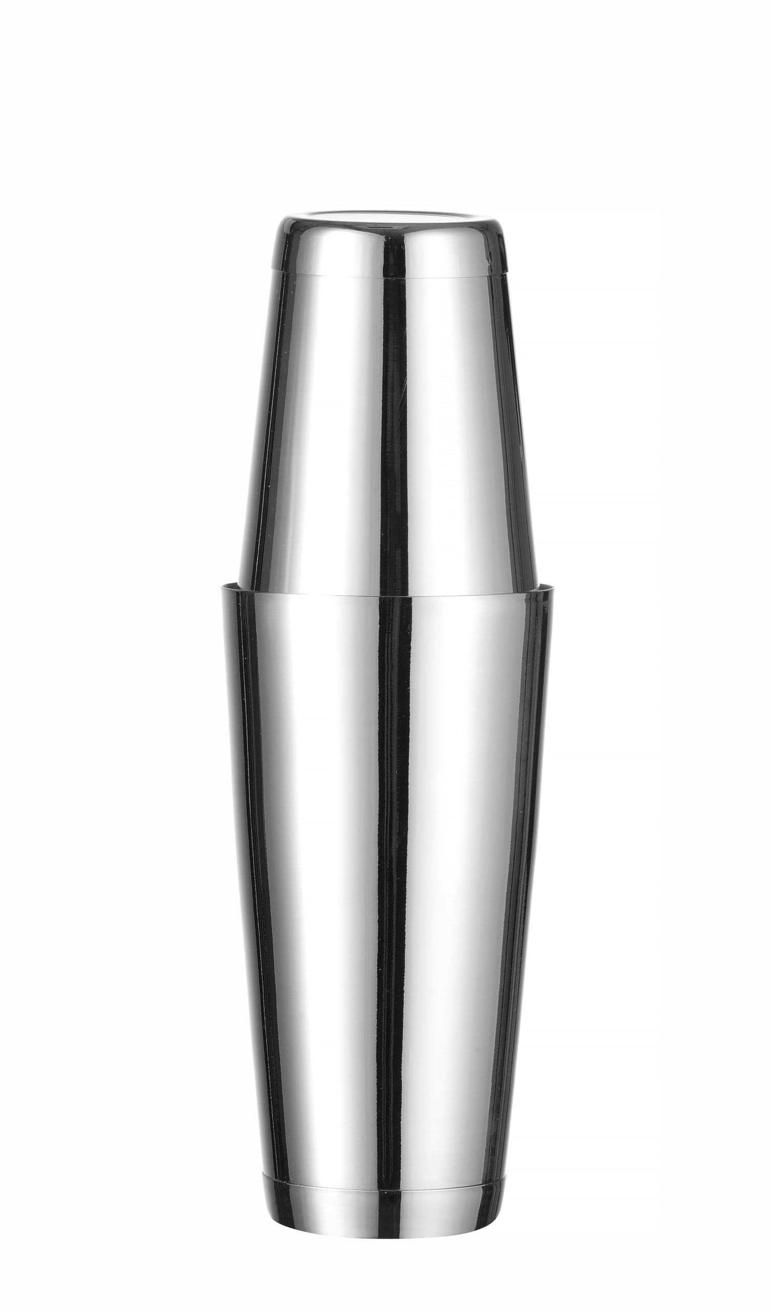HENDI Zestaw koktajlowy, BarUp, 5-częściowy: shaker Boston 500/800ml, sitko Hawthorne, moździerz, łyżka barmańska, miarka 25/50ml, w pudełku prezentowym, ø120x(H)320mm, stal nierdzewna, srebro