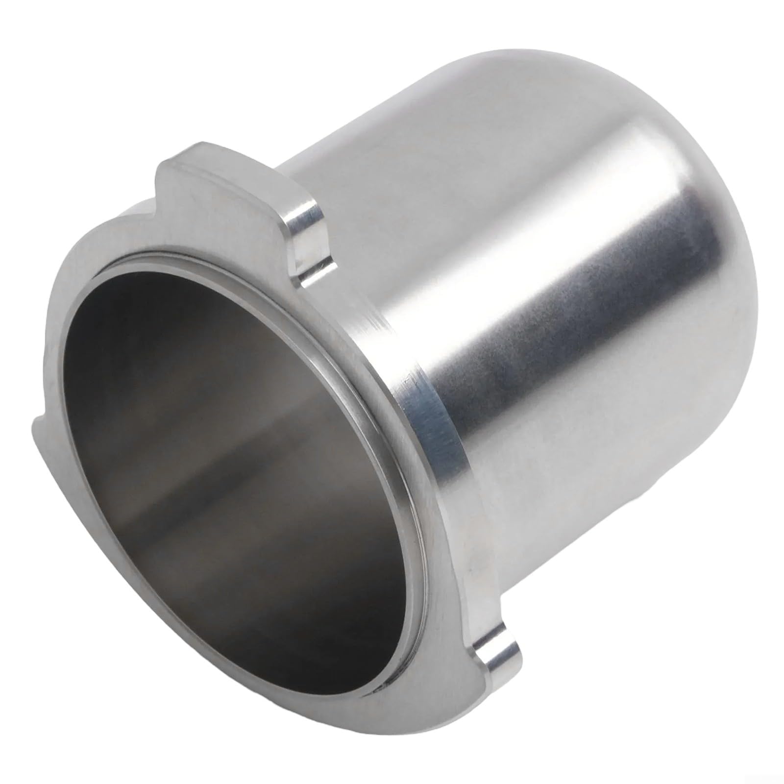 Taza dosificadora de acero inoxidable de 54 mm para máquinas de espresso de la serie 8, herramienta de transferencia de café molido con minimalista PARA DISEÑO para BES876, para limpiar
