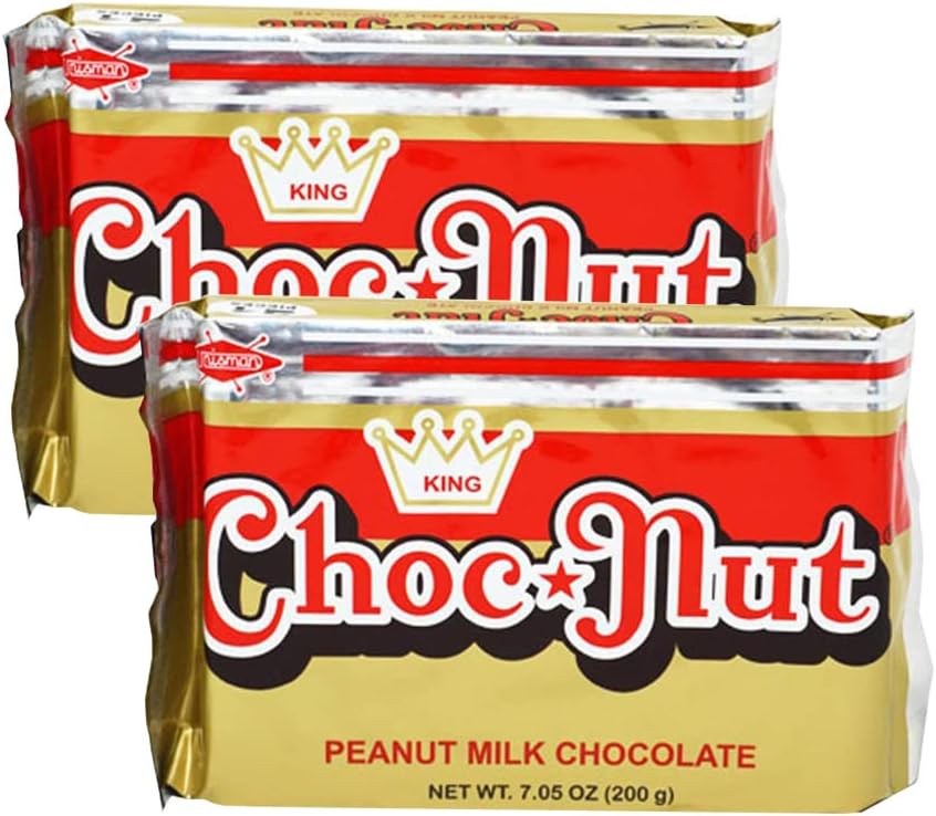 ChocNut Peanut Milk Chocolate, 7.05oz (200g) (2 packs)