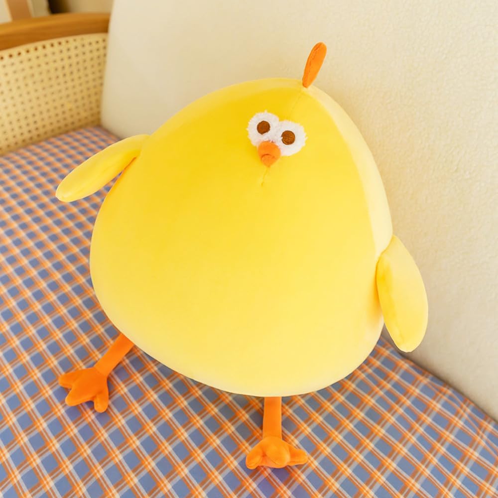 NatureMan Funny Fat Chicken Plush Pillow,38cm Super Soft Simulation Mother Hen Doll - Image 2