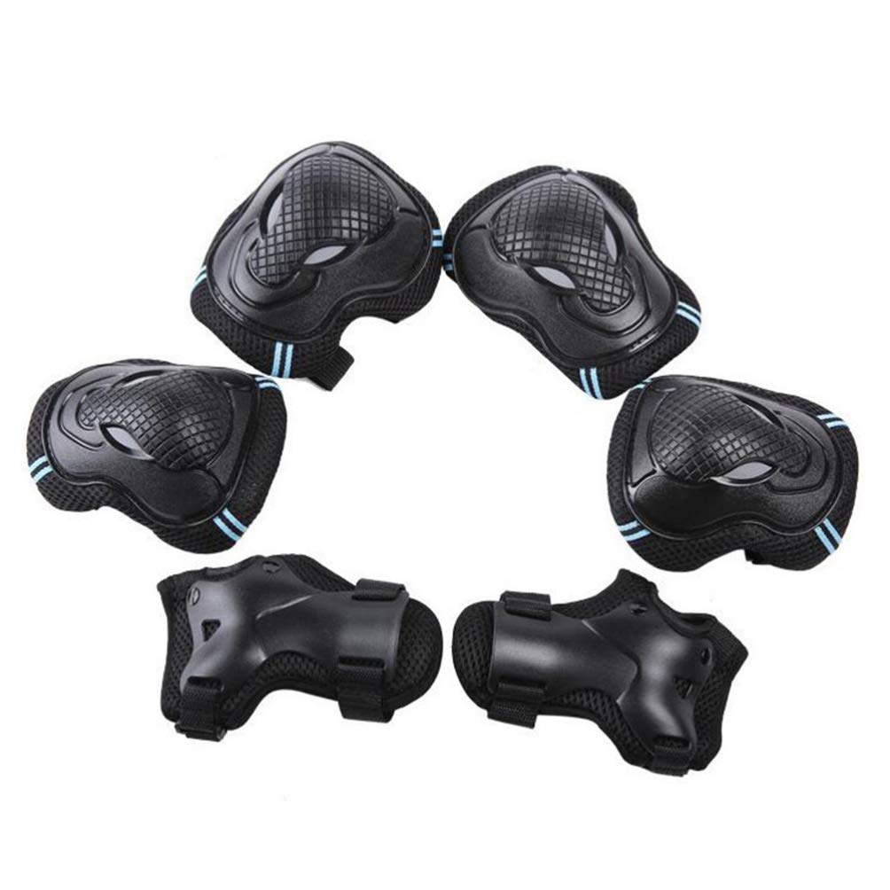 Garneck Roller Skating Protective Gear Kit Children Adults Knee Pads Wrist Brace Set Skating Pads Scooter Gear Size Options