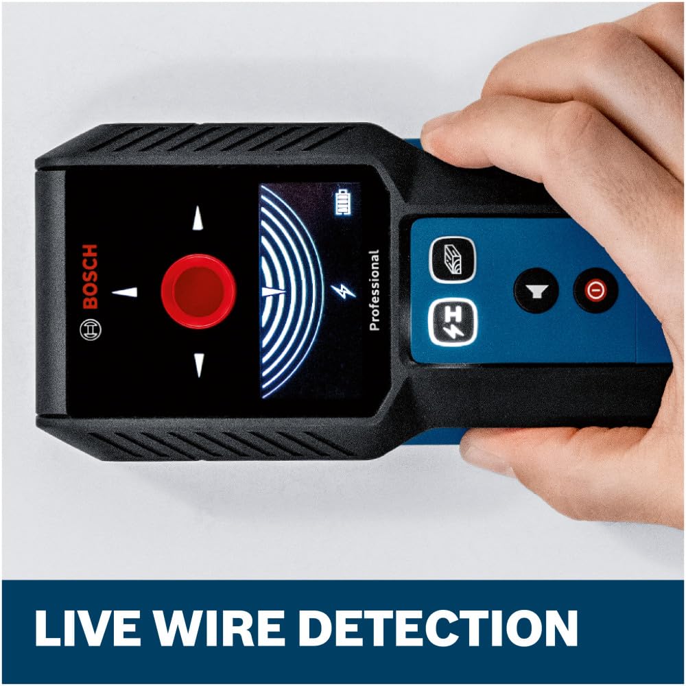 BOSCH GMS120-27 Professional Wall Scanner, Stud Finder, Live Wire Detector — Amazon image 8