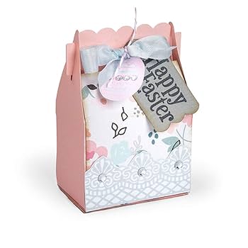 Sizzix Bigz L Die 659719, Scalloped Gable Box, Milti Color