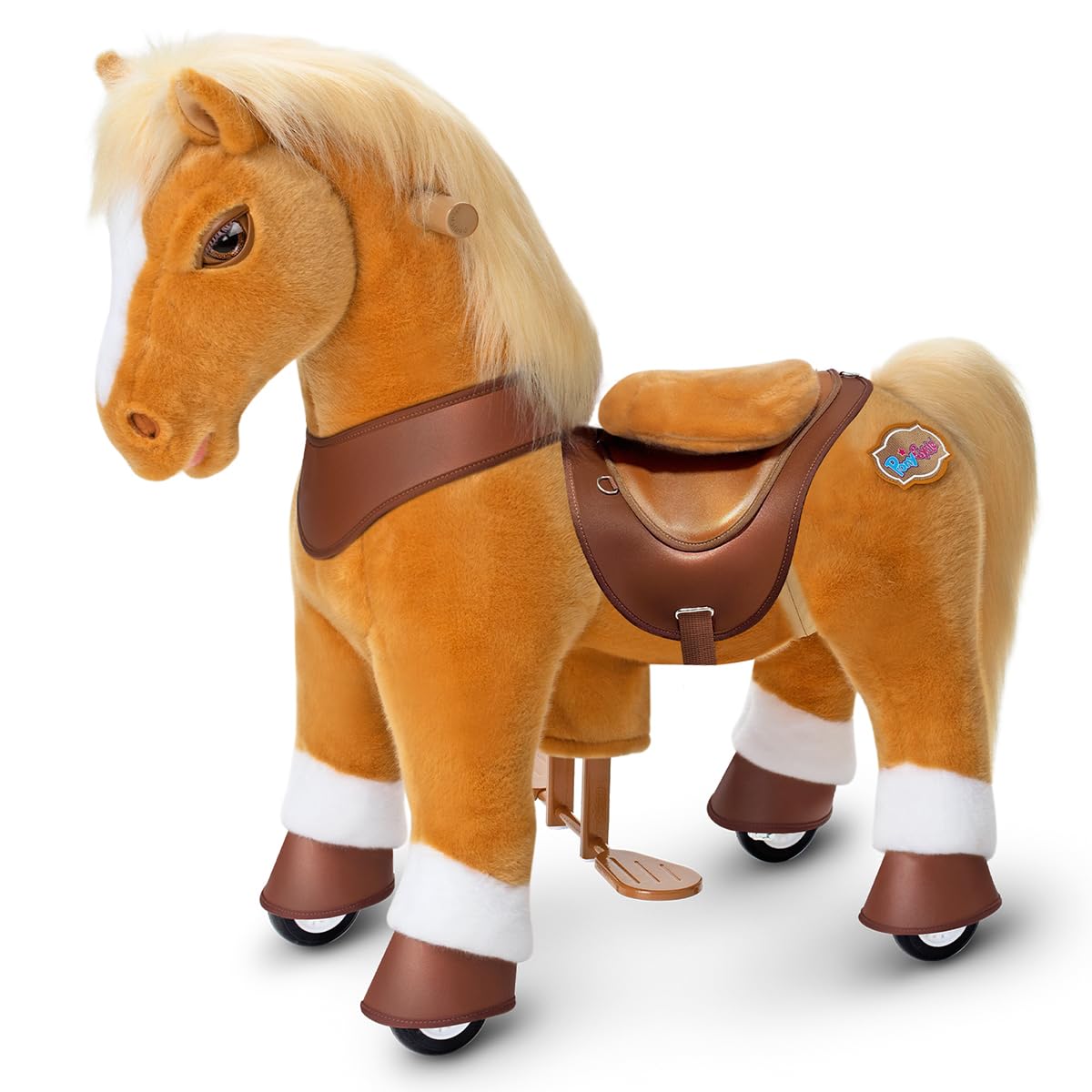 Ponycycle donkerbruin Ux521 | met geluid en handrem | vanaf 7 jaar