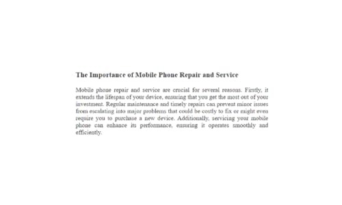 The Essential Guide to Mobile Phone Repair and Service – vue 3