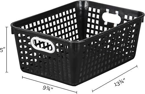 Miniatura 2 de Canastos para almacenado multiuso, 13"x 10", colores de neón, juego de 6 unidades