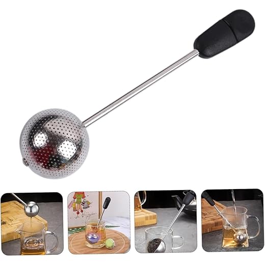 WICHARSH New Twisting Tea Infuser Stainless Steel Tea Infuse