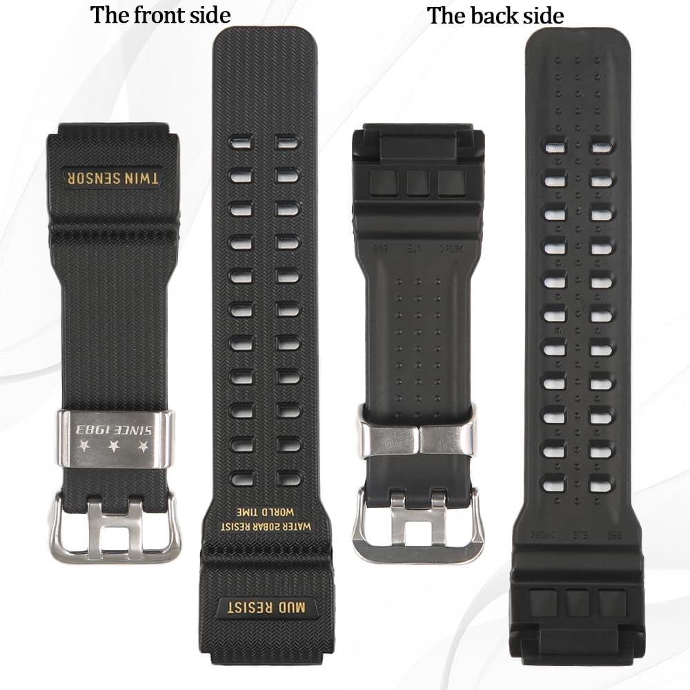 Resin Band Compatible with Casio Mudmaster GG1000 GG-1000 GWG-100 Replacement Watch Band | Men's Sport Strap