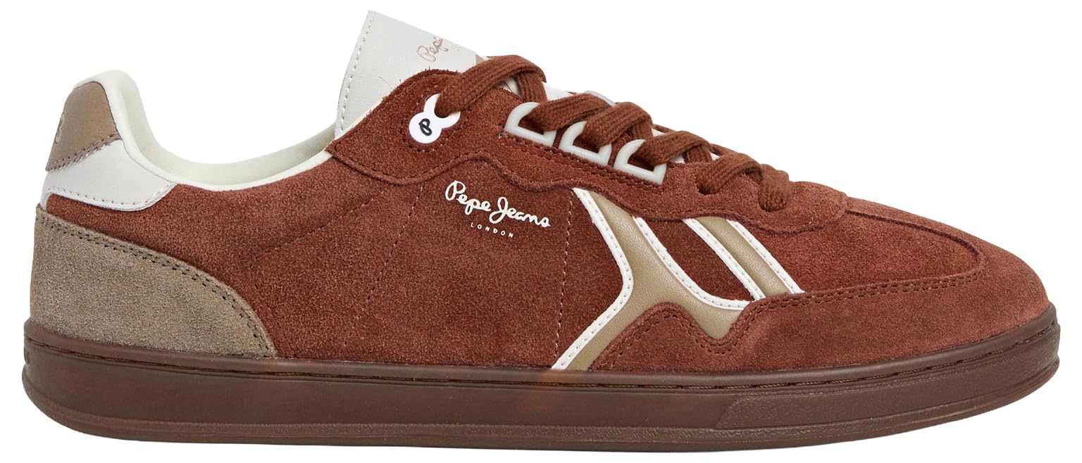 Pepe Jeans Men's Ball Colors M Sneak, Red (Terracotta Brown), 11