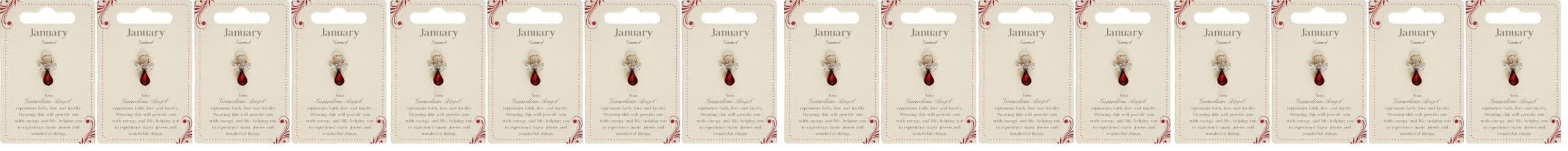 Guardian Angel January Birthstone Angel Pin With Gem Stone Sentimental Gift Idea