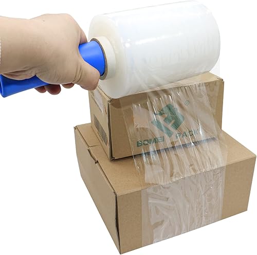 Miniatura 5 de BOMEI PACK Plastics - Mini película elástica industrial de repuesto de 5 pulgadas x 1000 pies, calibre 80 para mudanza, envoltura de embalaje de