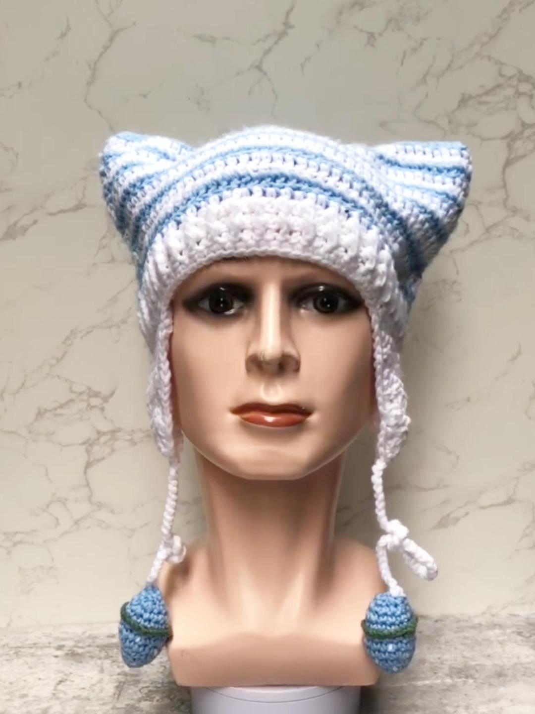 帽子 24AW LOOP YARN SHAGGY CAT EAR KNIT CAP LOOP YARN SHAGGY CAT EAR KNIT CAP