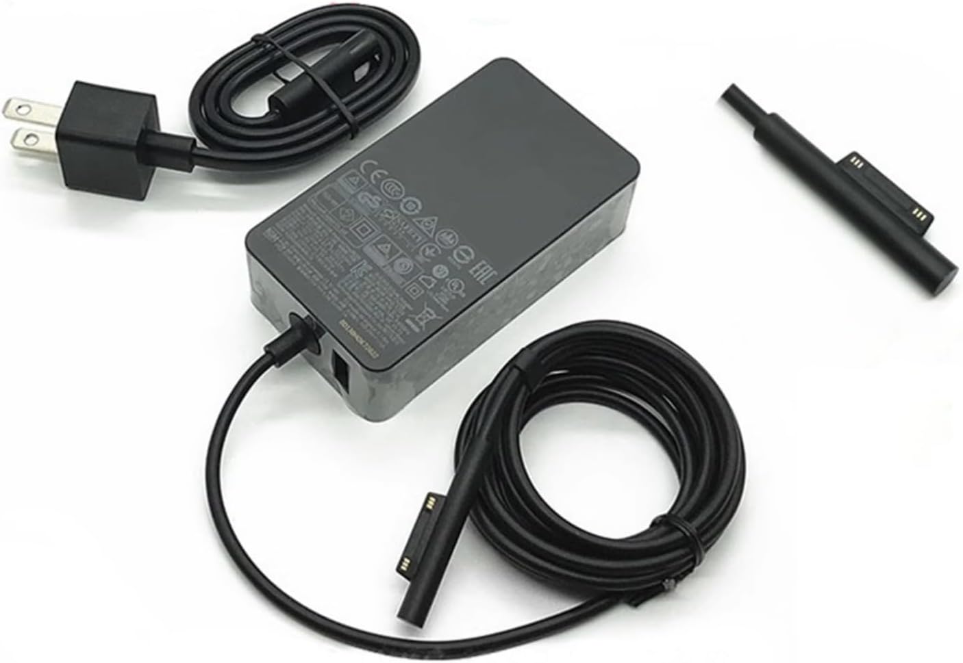 65W Charger Compatible with Microsoft Surface Pro 11, 10, 9, 8, 7+, Surface Laptop 6-4, Surface Go Tablet,Surface Book 3,2,1 Windows Surface 7, 6, 5, 4, 3, 2, 1,1769, 1736, Power Supply Adapter Cord