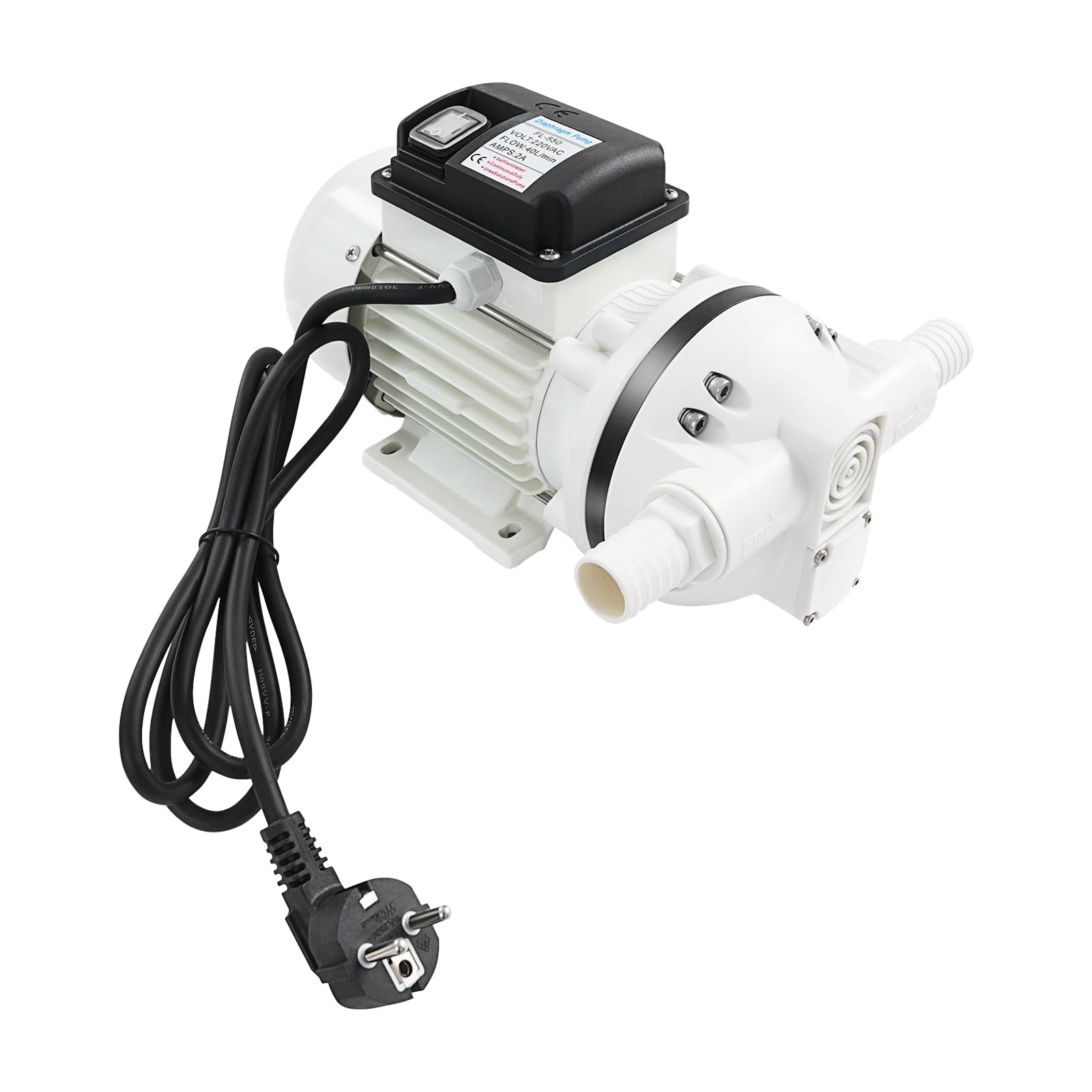 Pompa membranowa AC 220 V, 50 psi, membranowa pompa wodna 0-40 l/min, wysokociśnieniowa membrana, wysokość zasysania 2 m, wysokość tłoczenia 5 m, samozasysająca pompa do nawadniania i drenażu