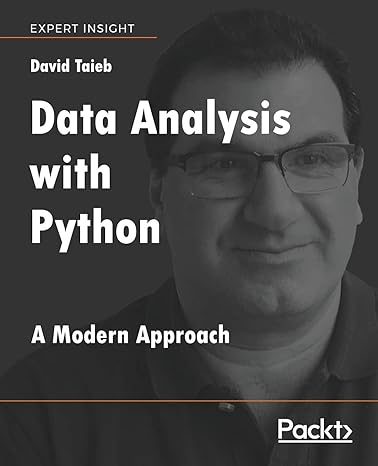 Amazon.com: Data Analysis with Python: A Modern Approach: 9781789950069 ...