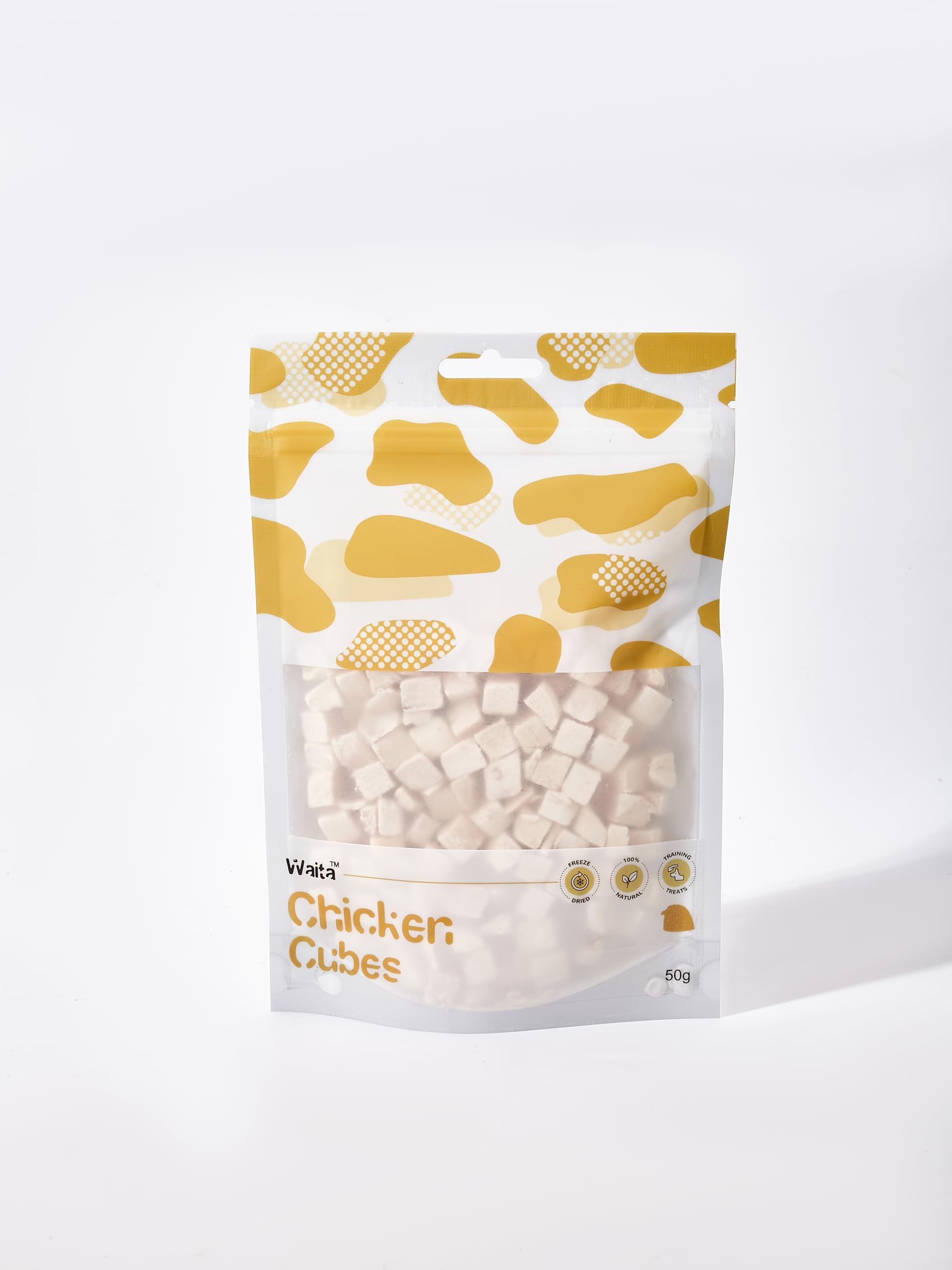 Freeze-Dried Chicken Cubes Fmail Pack for Cat Treats Pets Dog Treats Natural Fresh Cat Food And Dog Food 50g*3Bag — image 1