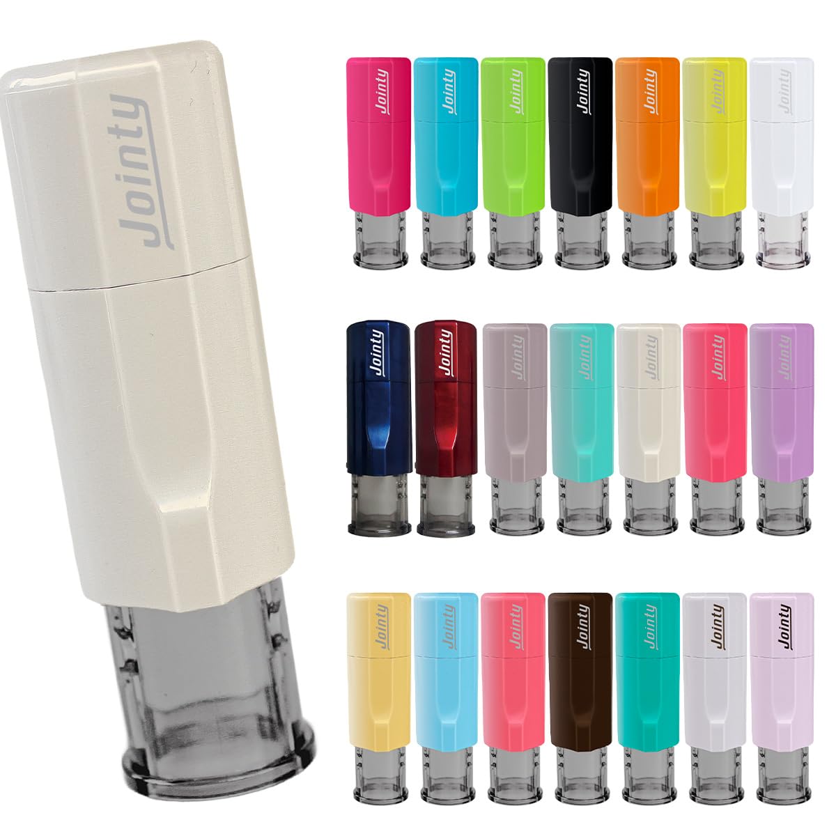 Jointy J9 10mm Rotary Name Stamp - Ivory