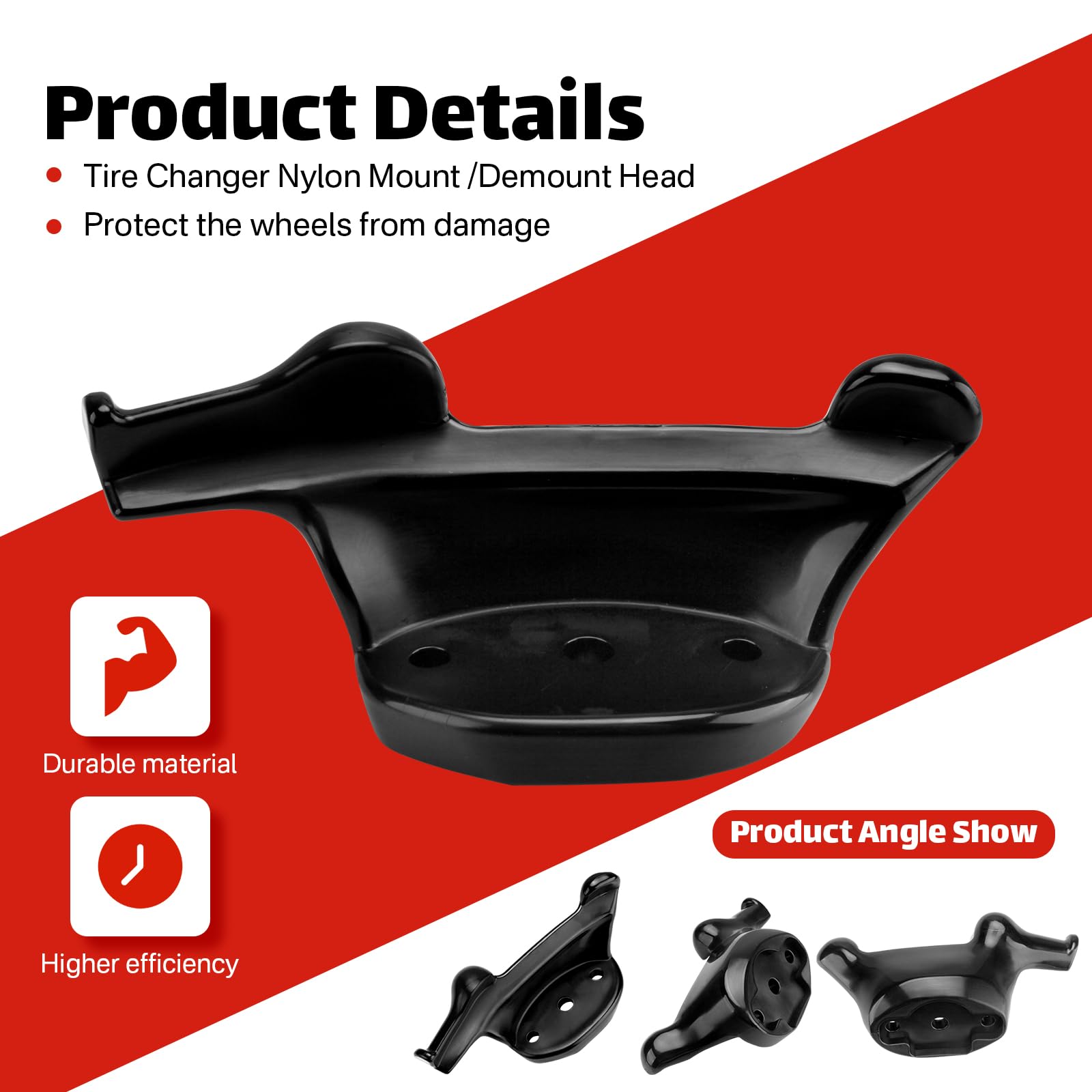 Earthtec Lot de 3 démonte-pneus en Nylon - Tête de Canard en Plastique - 20024335 - Compatible avec Snap on/John Bean