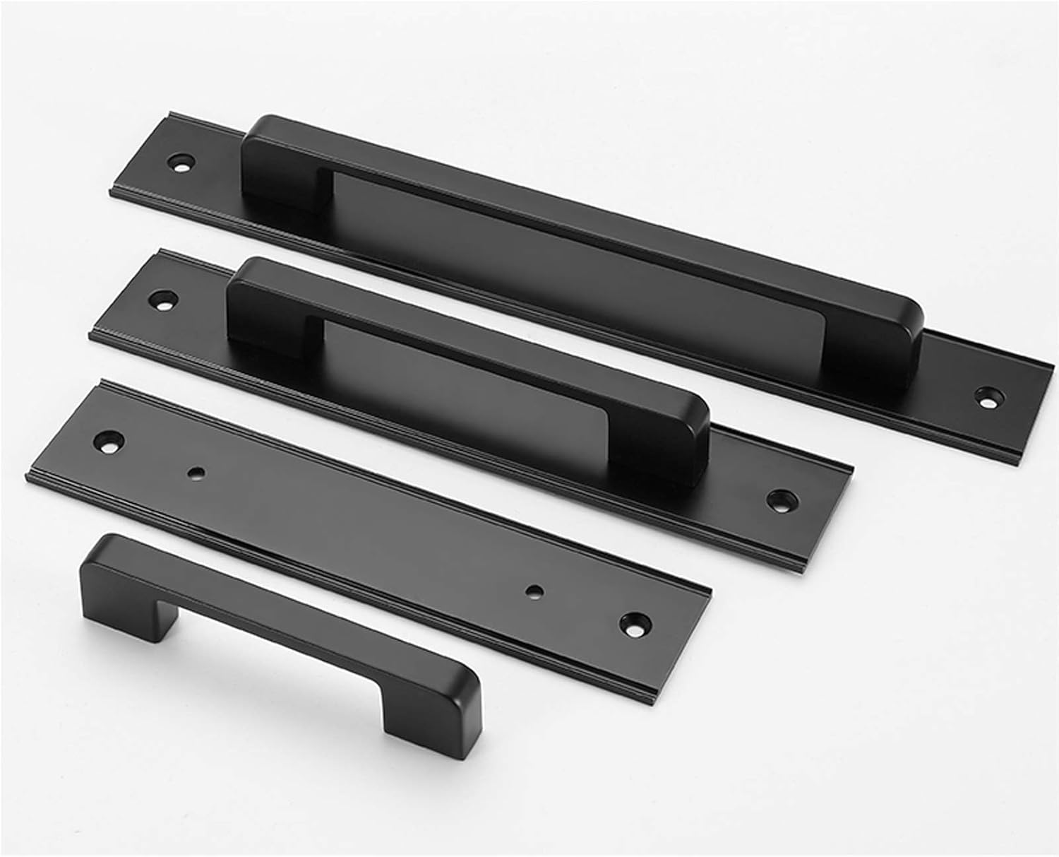 2pcs Barn Door Handles,Cupboard Door Handles Sliding Door Handles Garden Gate Handle Used Indoors or Outdoors,Aluminum Alloy(Hole Distance:150mm)