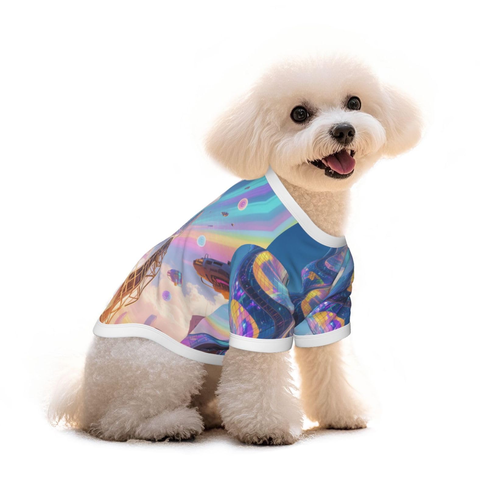 Chemise douce pour chien en pur coton Aeroglyph - Qualité supérieure extensible
