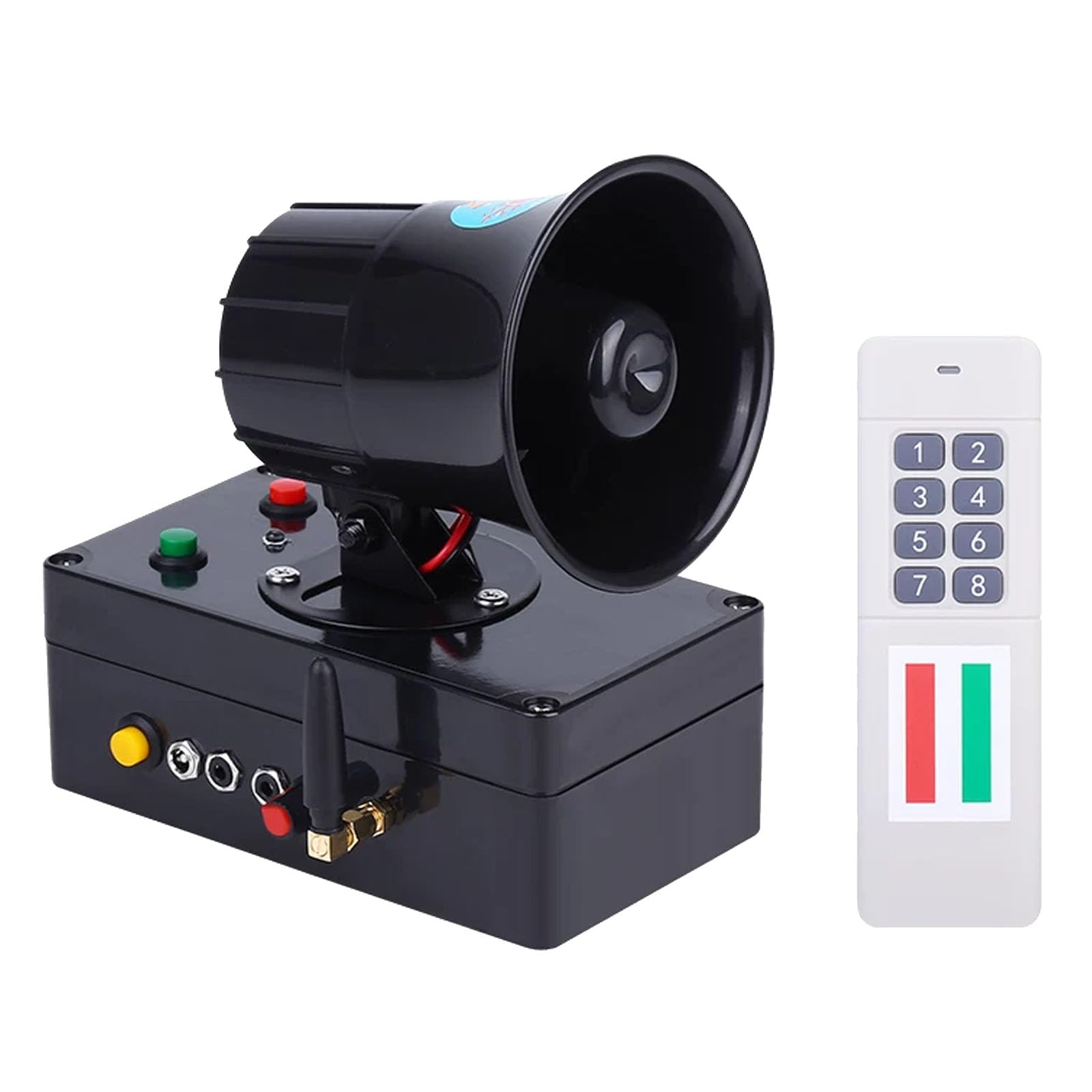 Buzzer da 130 Db per Partite di Basket, Controller A Pulsanti con Telecomando, Controllo Wireless A 300 M/984 Piedi, Volume Regolabile, per Fine Quarto, Timeout, Notifica Falli, Sostituzione