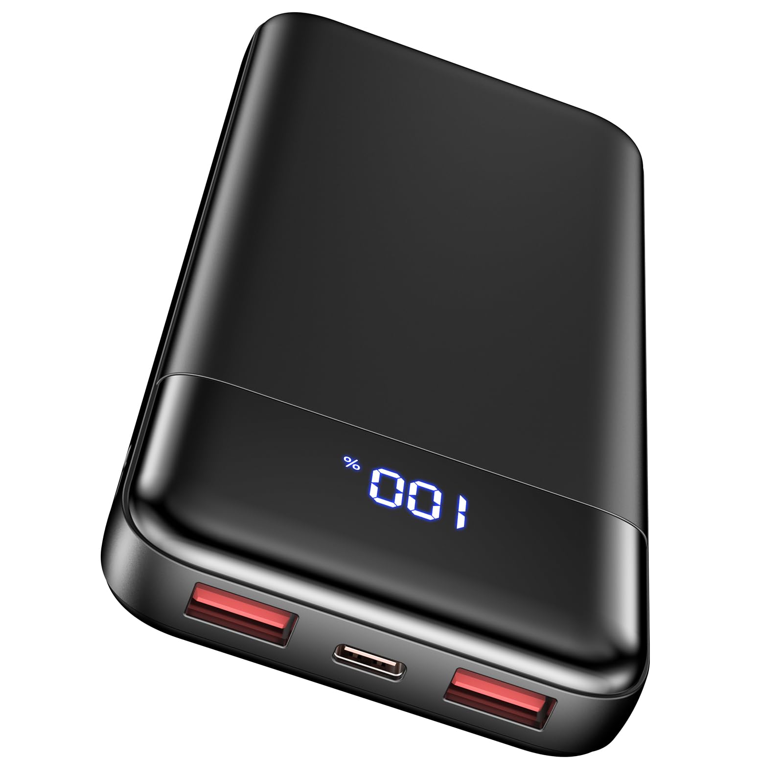 Portable Charger 10000mAh Slim Power Bank Portable Phone Charger 22 5W PD QC Fast Charging with 3 Outputs