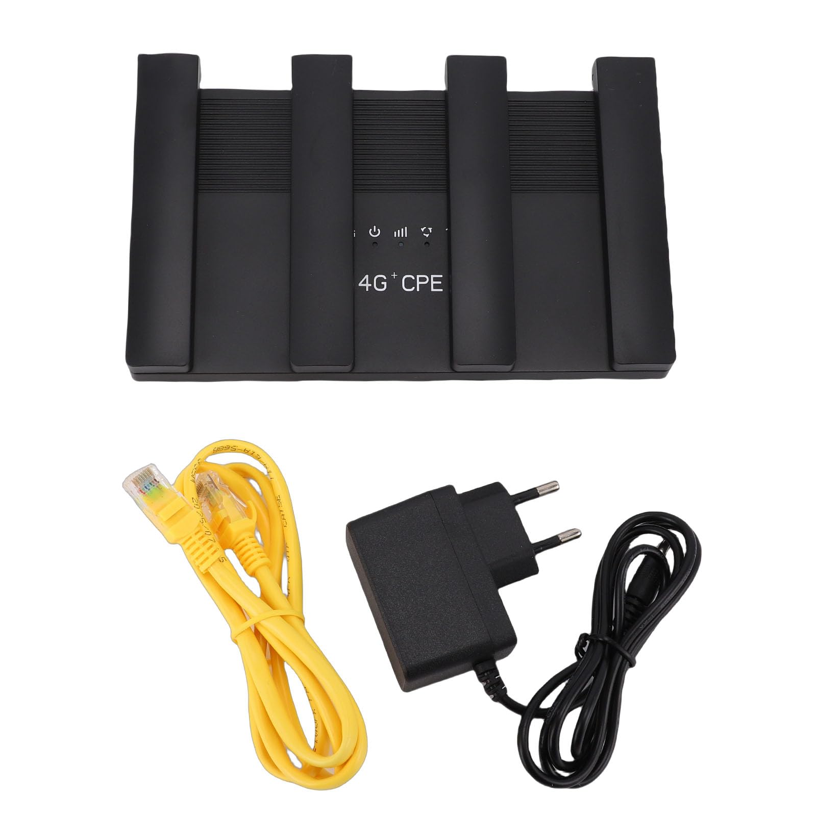 Generic Router Wireless CPE Tipo C da 300 Mbps Supporto Banda di Frequenza Versatile per Dispositivi Multipli con Slot per Scheda SIM a 4 Antenne per Europa Asia 7,6x5,8x4,3 Pollici
