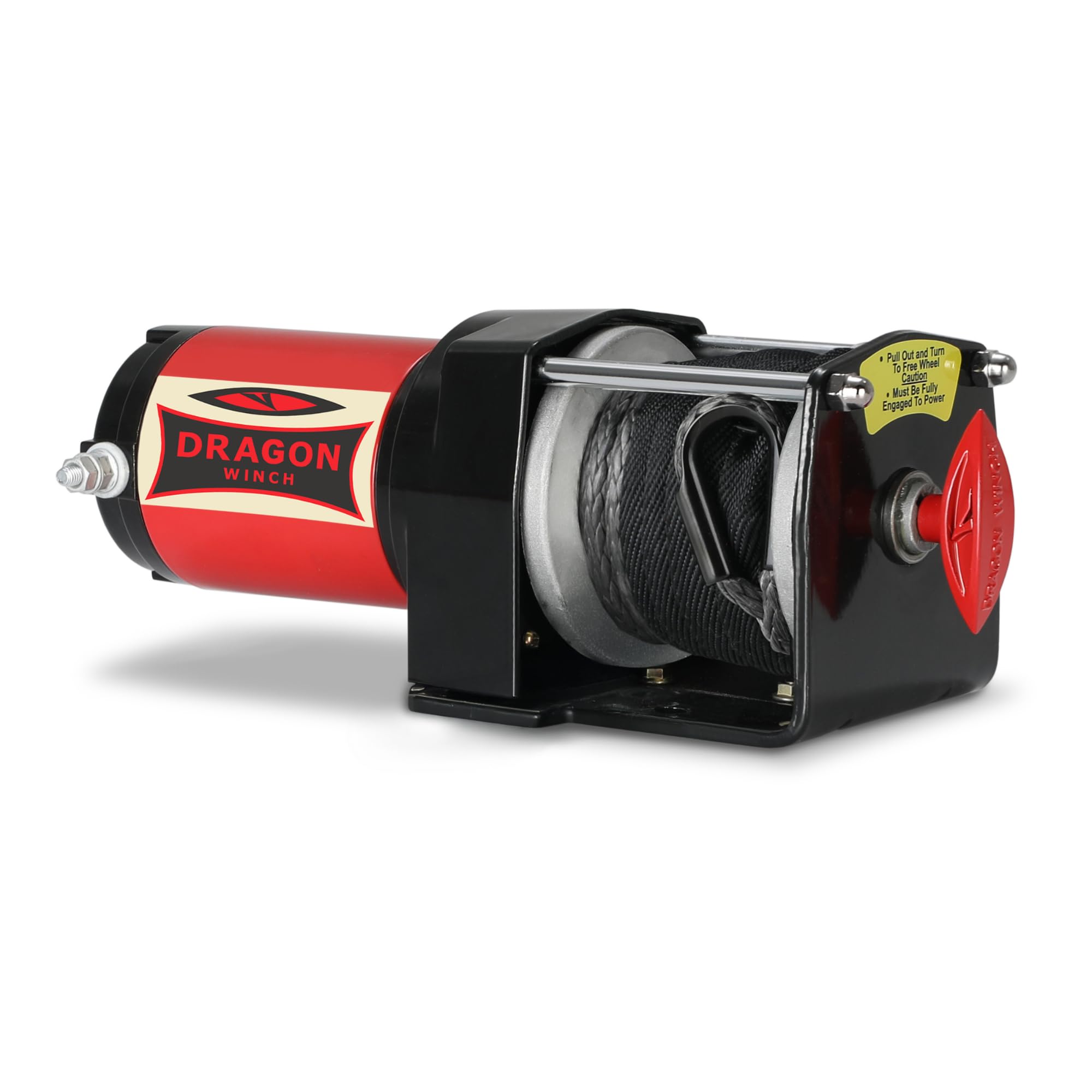 Cabrestante Eléctrico 12V 3000 lbs / 1360 kg – DRAGON WINCH Serie Maverick – Malacate Eléctrico potente 1.4 CV, Cuerda Sintética 10m para Quad, ATV, UTV, Arados – Mando a Distancia Inalámbrico