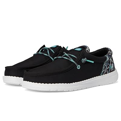 Hey Dude Kids Wally Funk Sharks (Little Kid/Big Kid) Boys Shoes Black/Multi
