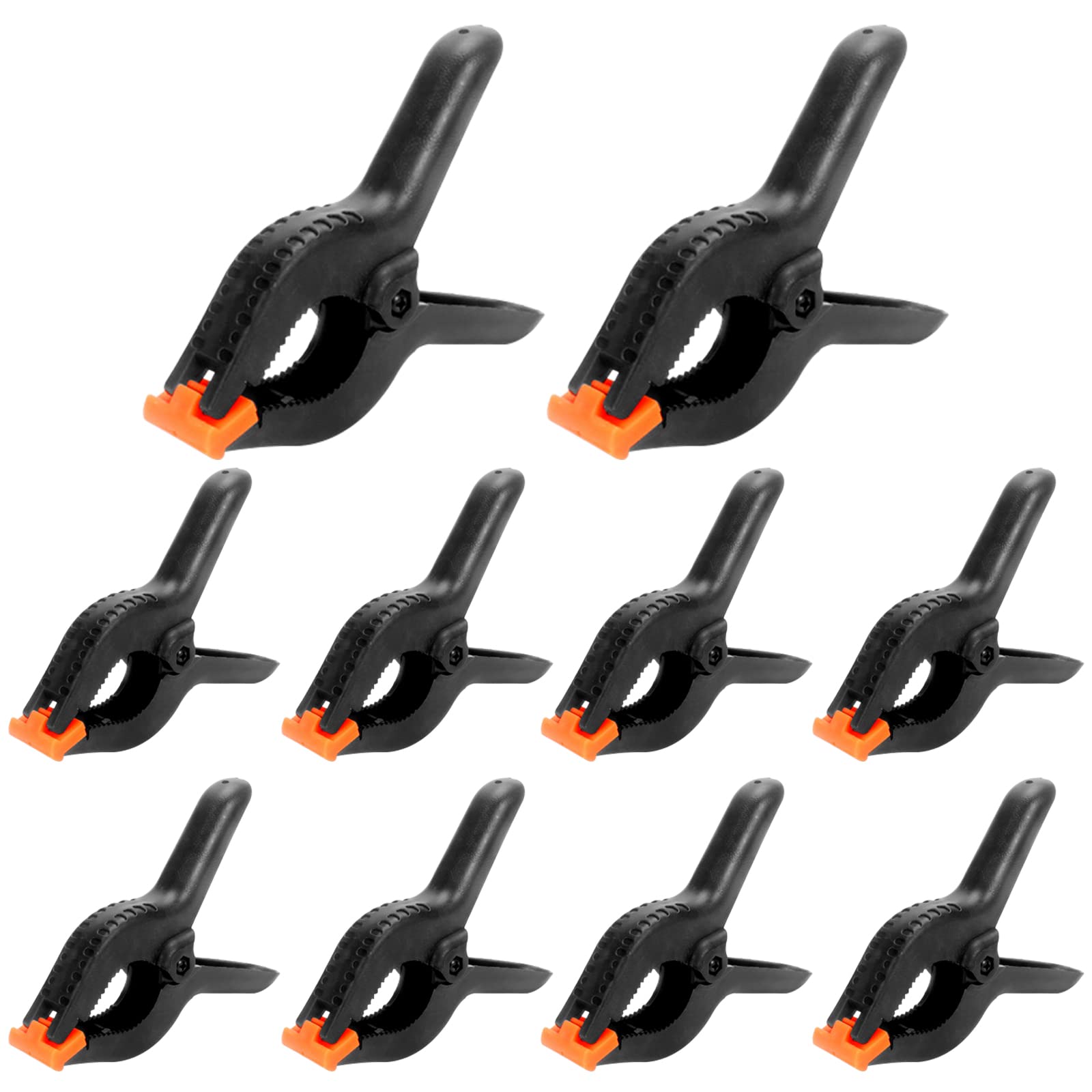 Clamps for Woodwork 20 Pieces(70MM)/10 Pieces(93MM) Nylon Spring Clamps,Heavy Duty Nylon Spring Clamps Woodworking A-Clips,Spring Clamps Powerful Force for DIY Projects, Arts and Crafts (10)