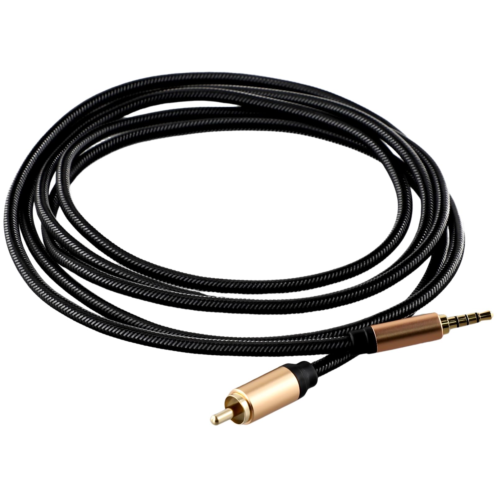 RCA Cable, Digital Coaxial Audio Video Cable Stereo SPDIF RCA to 3.5mm Jack Male for HDTV