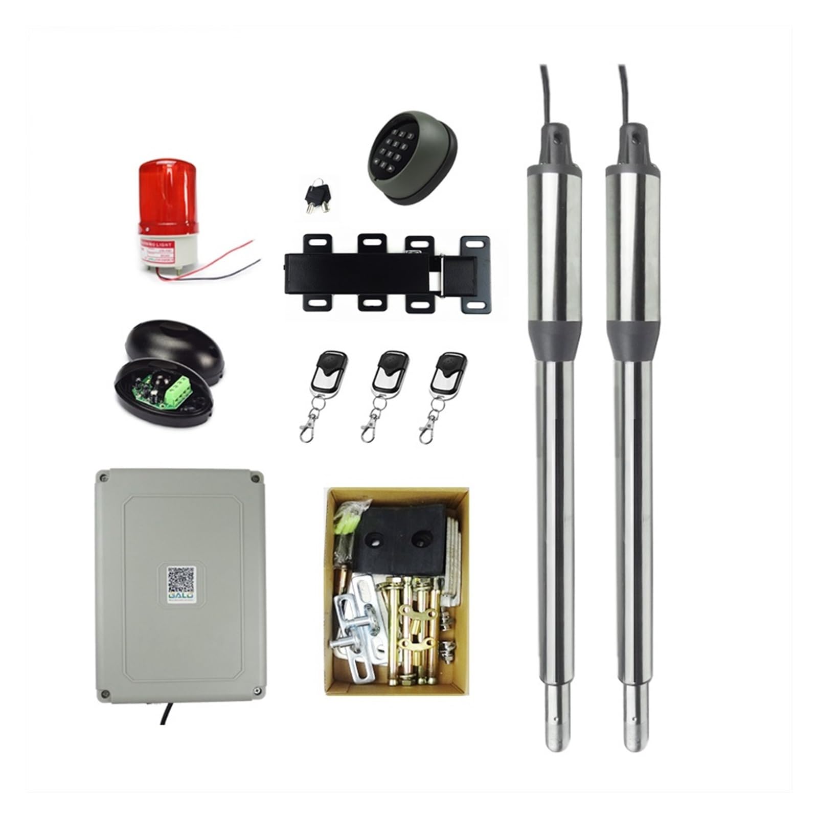 Sistema de automatización de Control de Acceso con abridor de Puerta batiente Opcional, Encendido 50M(Kit e)
