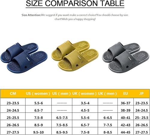 Miniatura 5 de Pantuflas de masaje de acupresión para fascitis plantar para mujeres, pantuflas de acupuntura, artritis, neuropatía, alivio del dolor, sandalias de