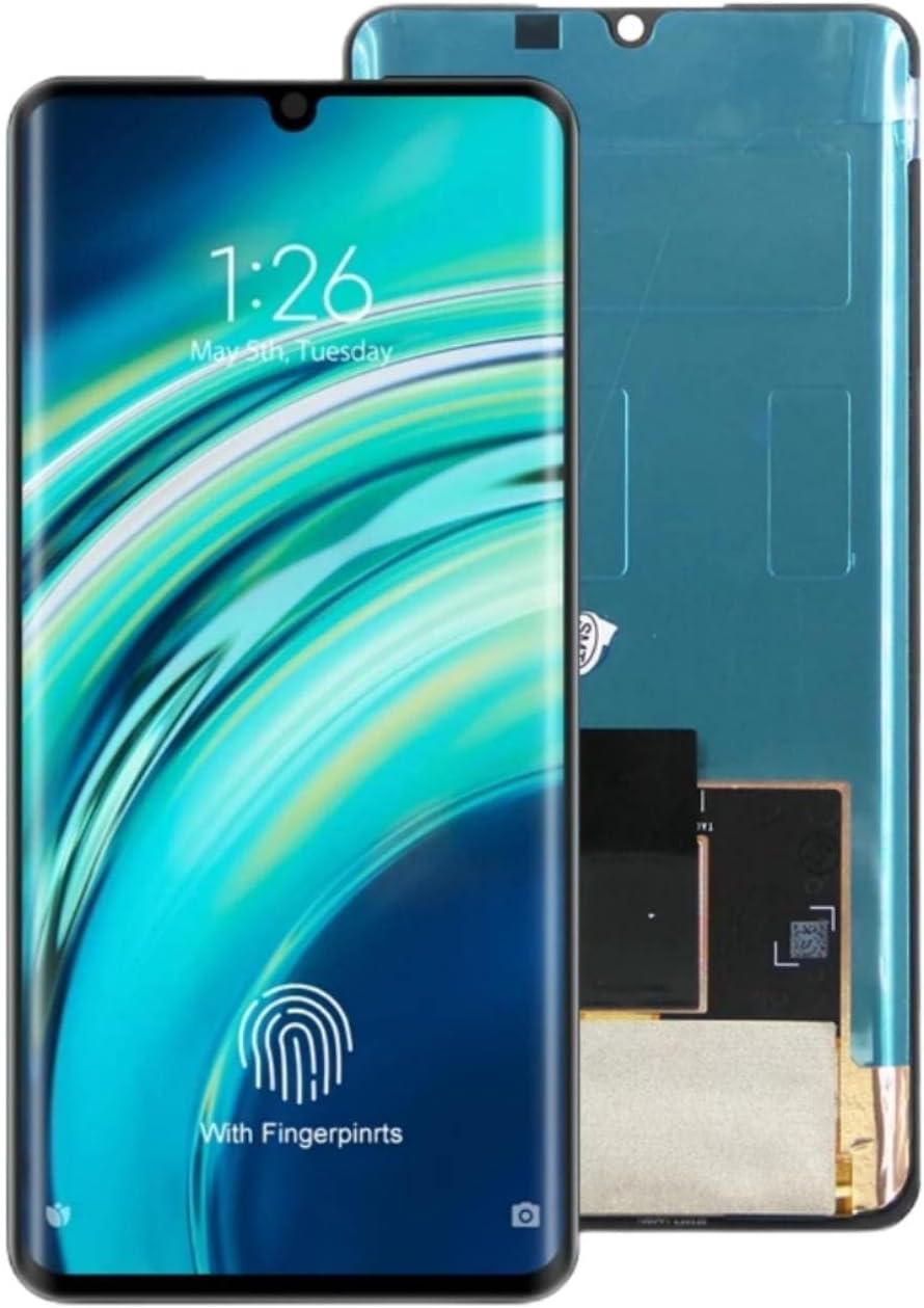 SHOWGOOD 6.47'' LCD Mi CC9 Pro Display for Xiaomi Mi Note 10/Note 10 Pro Touch Screen Assembly Digitizer M1910F4G LCD with Frame Display (Green Frame)