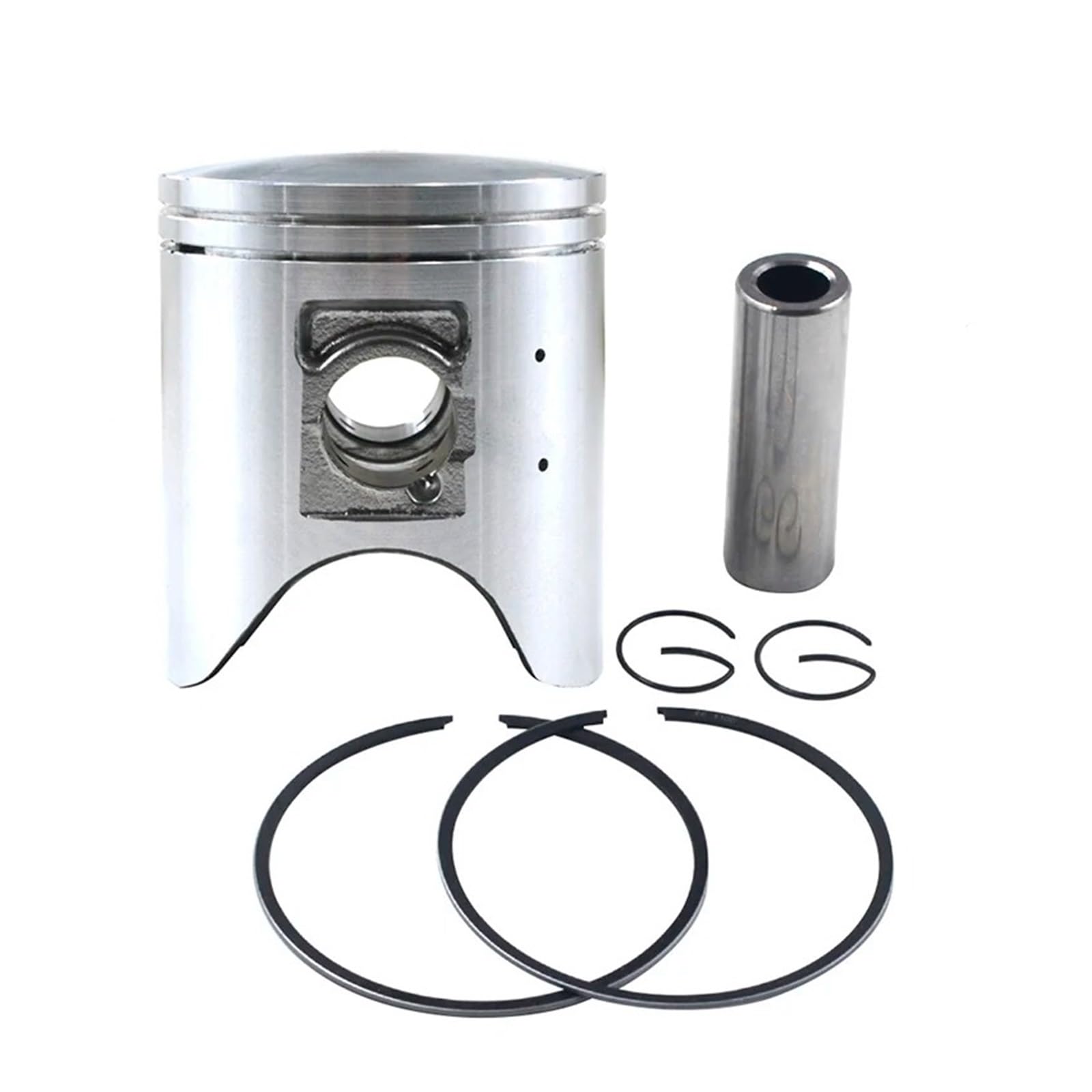 Cilindro Pistone Kit Kit Fasce Elastiche Motore Moto Foro STD ~ +100 Dimensioni 66mm ~ 67mm Per CRM250 246 Per KAE MD24 Per CRM 250(1Set 66.5mm)