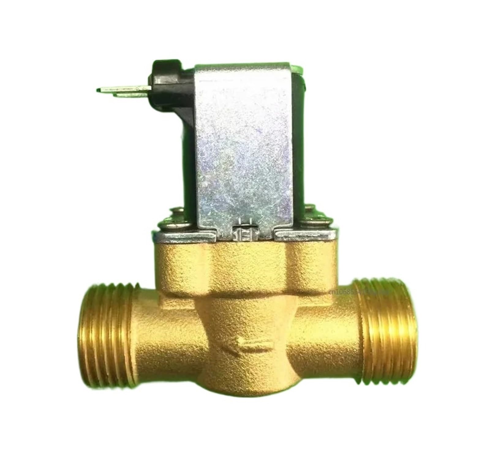 LNHHG G 1/2'' Normally Closed Electric Brass Solenoid Valve Magnetic Switch DC 5V 12V 24V 36V 48V AC 110 220 Solar Hot Water(Onecolor)