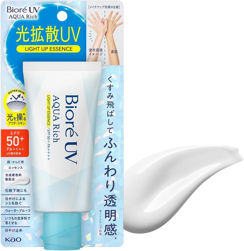 Amazon.co.jp: ビオレ UV アクアリッチ 日焼け止め ライトアップ