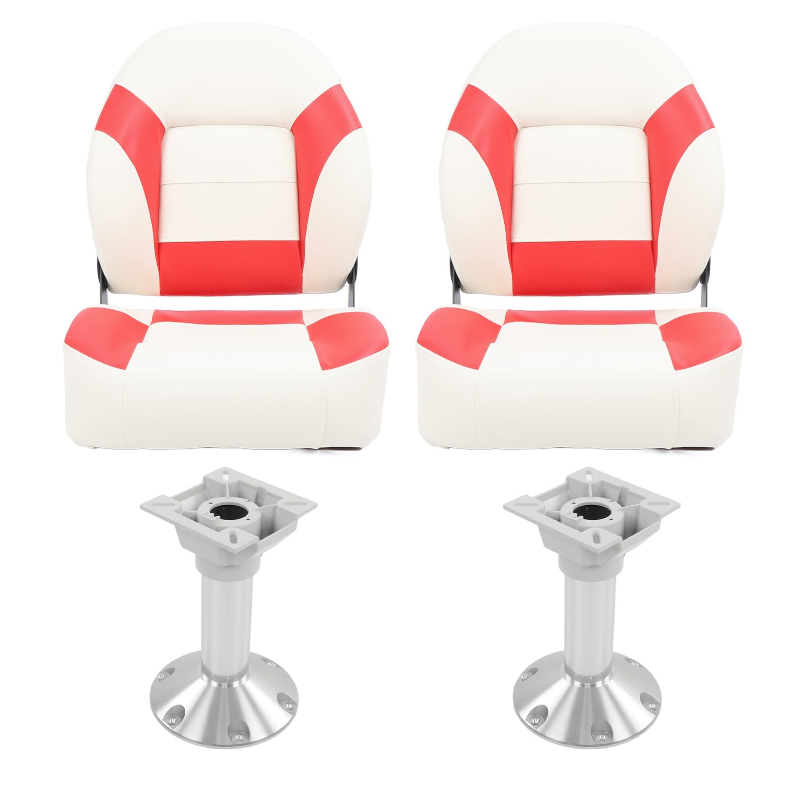 Water Resistant Sunproof Boat Captain Chair High Backrest Fold