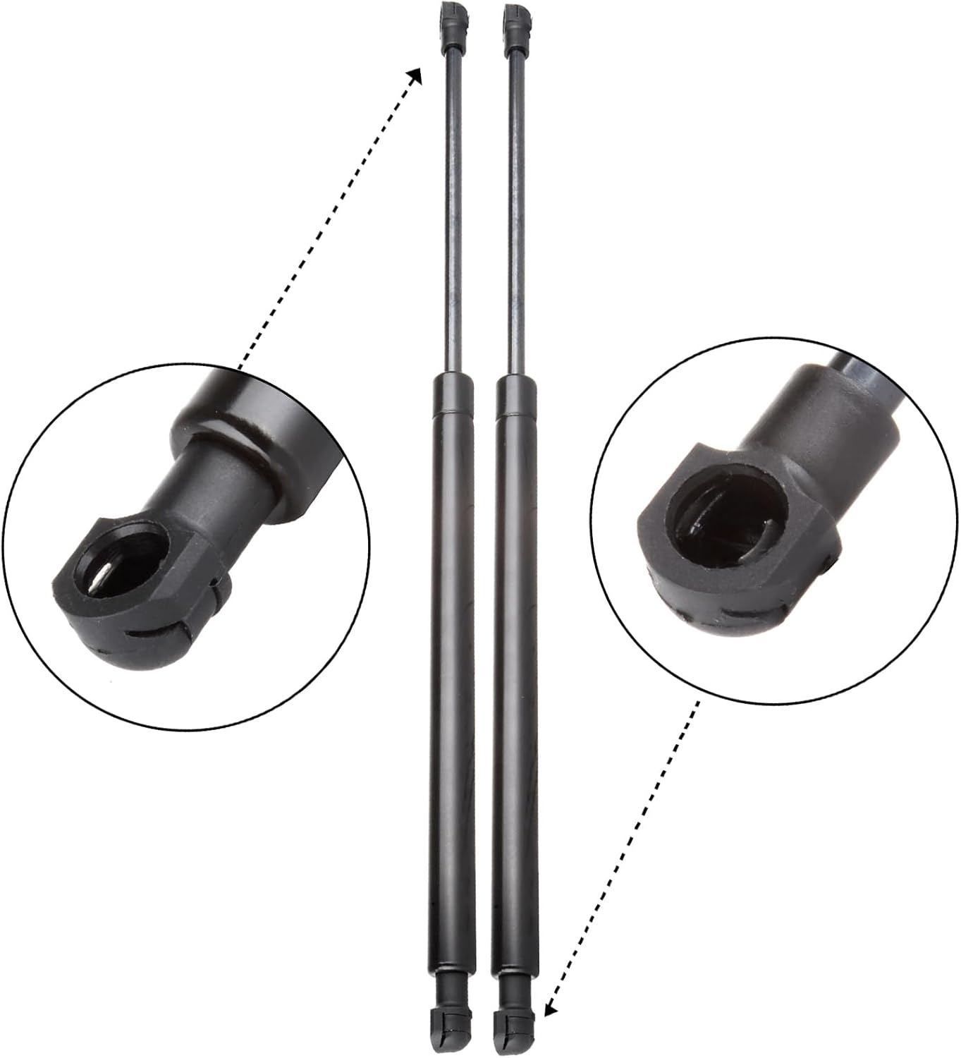 SCITOO 4648 18.29Inch Lift Supports Fit for Honda Civic 1992-1995 Rear Left and Right Hatch Shock Struts 2pcs