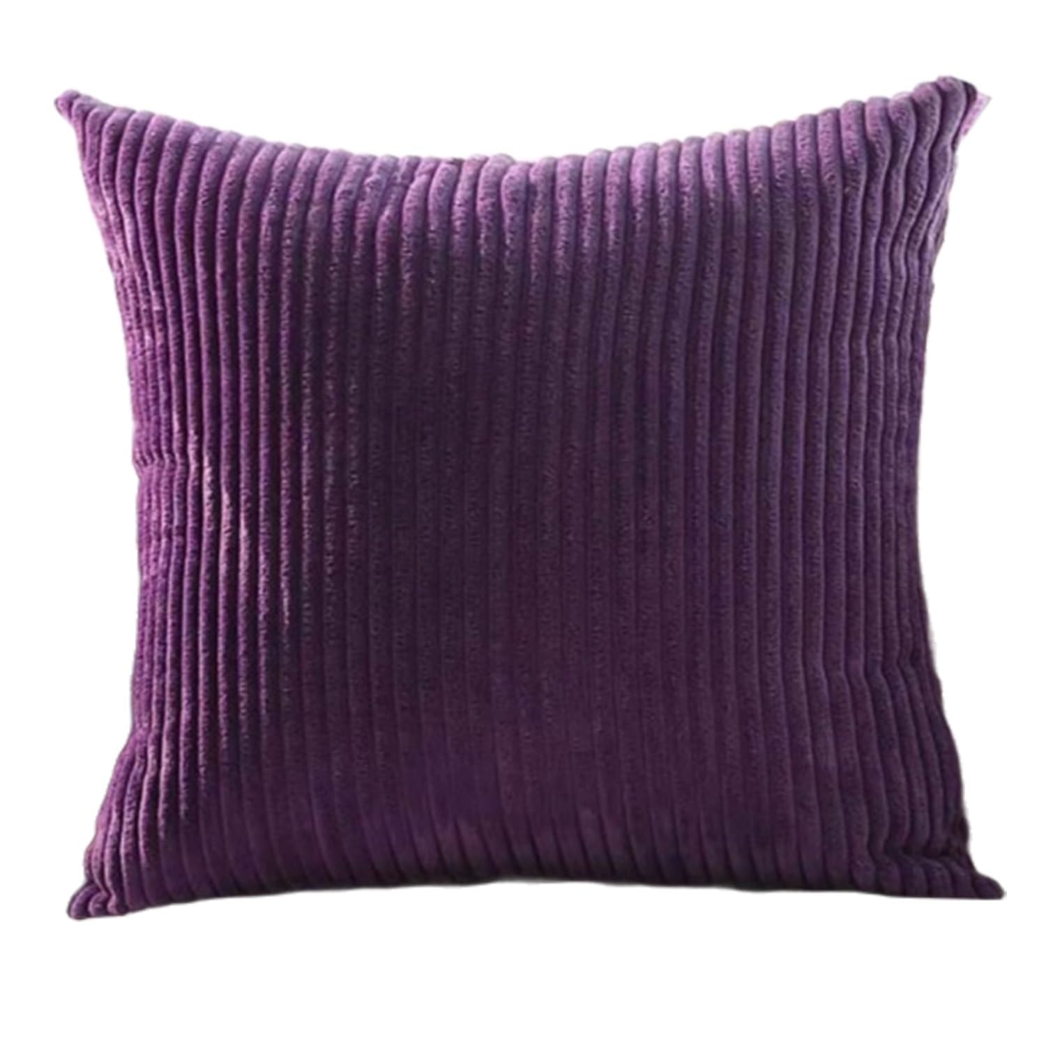 Miecoae Q20 Corduroy Soft Decorative Square Rectangle Throw Pillow Cover 60X60 50X70 80X80 Cm Cushion Covers Pillowcase, Home Decorations For Sofa Couch Bed Chair(,2Pcs 80X80cm)