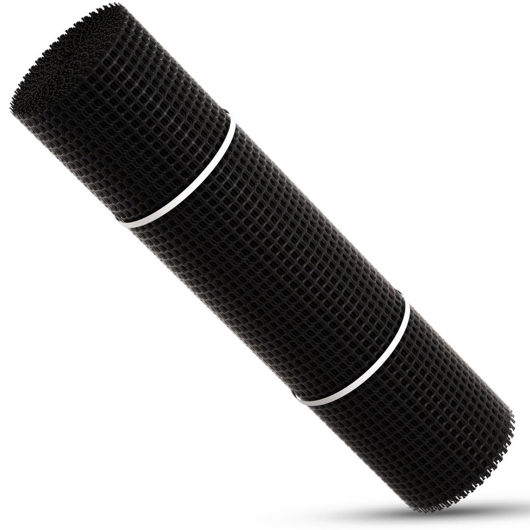 Florade® Premium Maulwurfgitter | Schwarz | 330g/m² | Effektiver Schutz für den Garten | Robust, langlebig, leicht anzuwenden | Maulwurfshügel verhindern