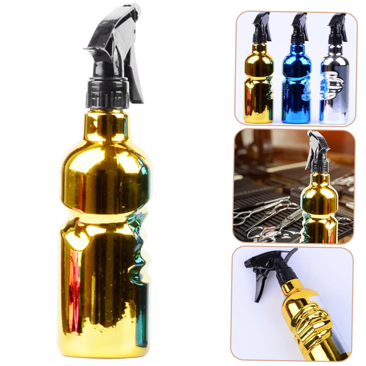 FRCOLOR 4pezzi Spray Per Parrucchiere Premium Bottiglia Spray Con Pompa Per Acconciature Nebulizzazione Fina e Risparmio Idrico Design Compatto e Leggero Facile Da Usare e