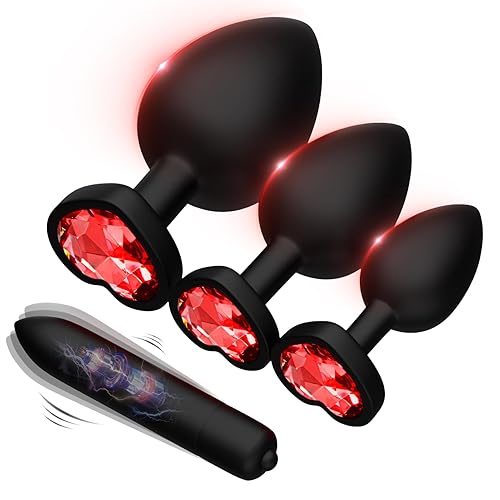 Date Night Gift for Couple Portable Adult Toy for Women Heart Shaped Butt Relax Plug Anales Expanding Training Toy Sunglasses - C00B5