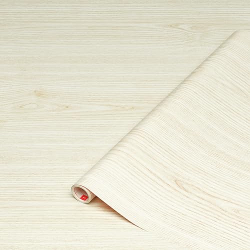d-c-fix vinilo adhesivo muebles Ceniza blanca efecto madera autoadhesivo impermeable decorativo para cocina, armario, puerta, mesa papel pintado forrar rollo láminas 45 cm x 2 m